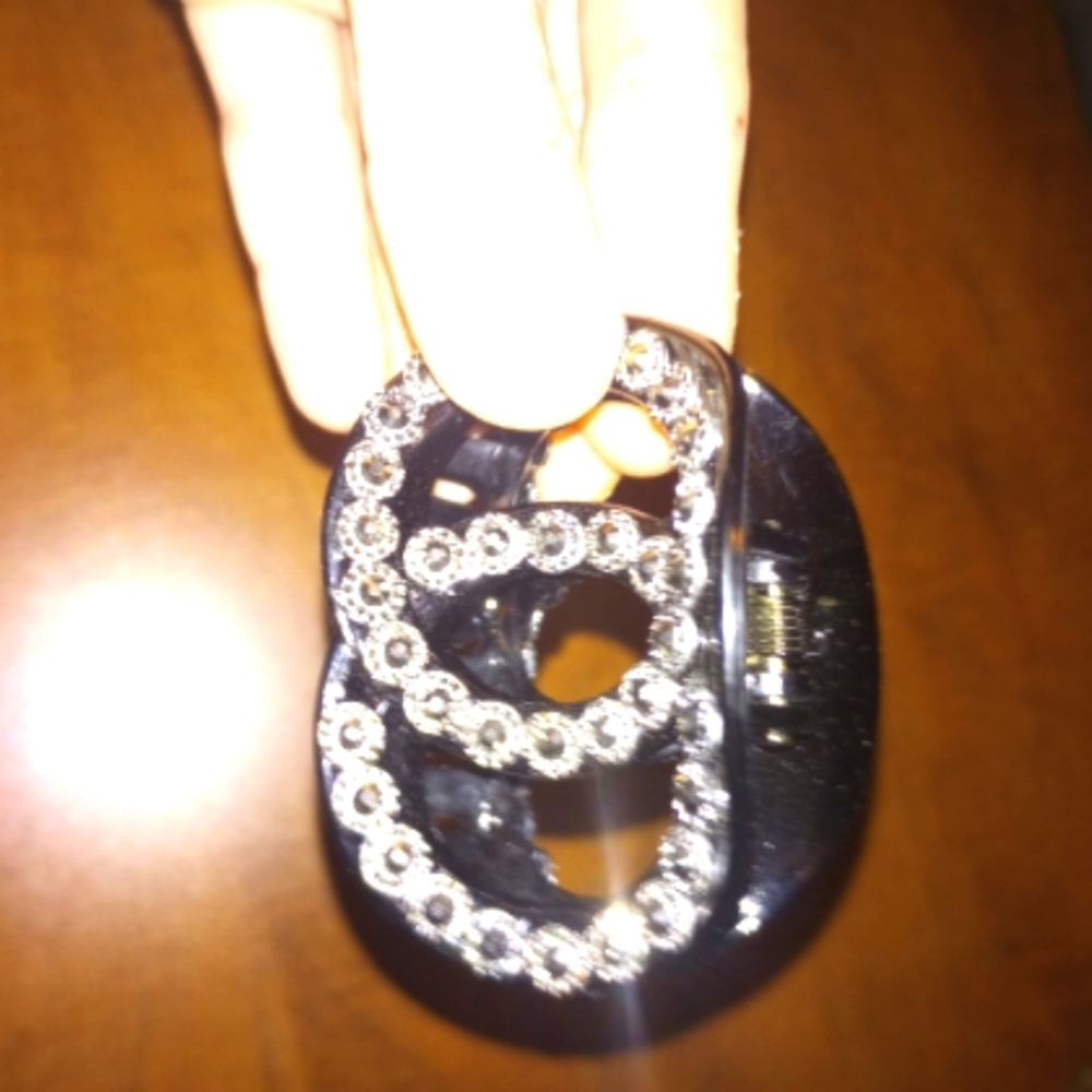 Chanel Rhinestone Hair Clip